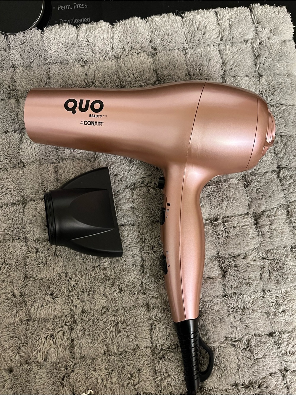 QUO Beauty Rose Gold Hair Dryer by Conair